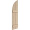 Ekena Millwork Sandblasted 2 Board Joined Board-n-Batten w/Quarter Round Arch Top Faux Wood Shutters, 11W x 36H, PR SHUBJQ11X36SDPR - alternate 5